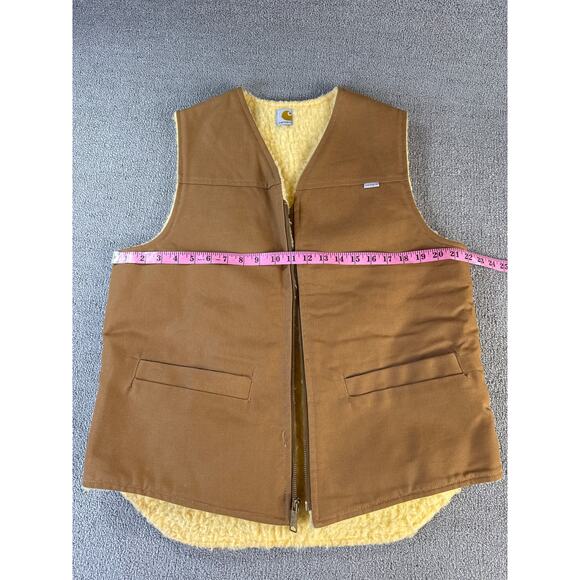 Vintage Carhartt Vest 6SV Made in USA Work Wear Size Large Tall - Picture 5 of 8